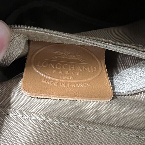 Longchamp Lambskin Leather Backpack Brown main image 4